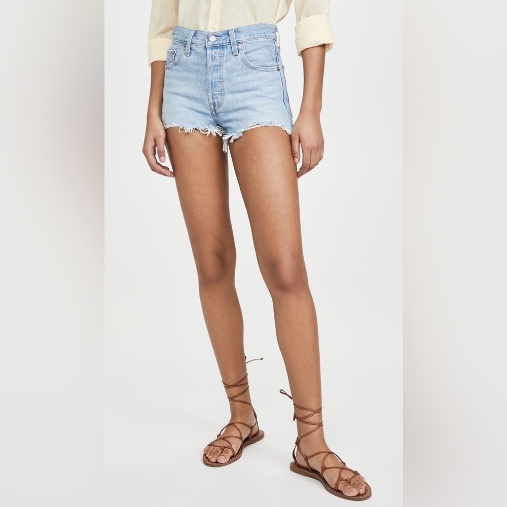 NWT Levi's Premium 501 Original Shorts Luxor Heat 28 Cutoff Summer Vacation